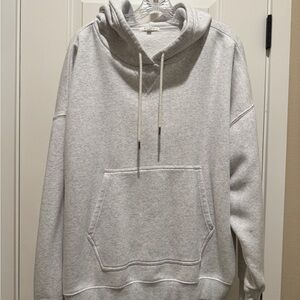 Z Supply Oversized Hoodie – Light Heather Gray, Size L